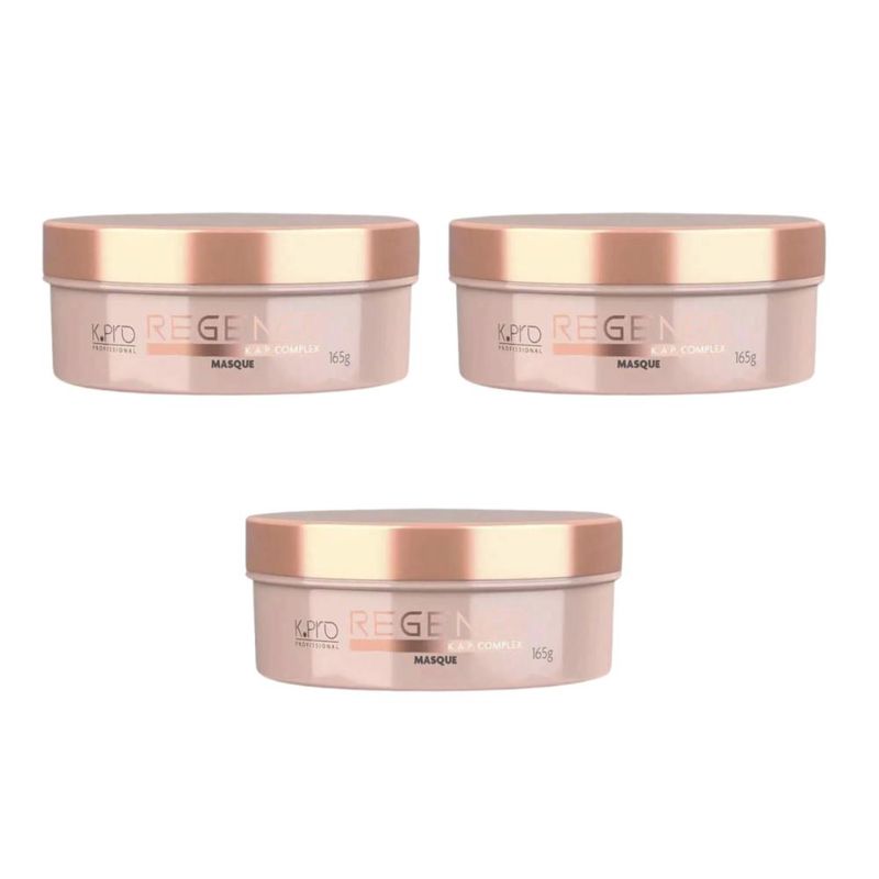 KPro Regenér - Kit 3 Máscaras Capilares - 165g