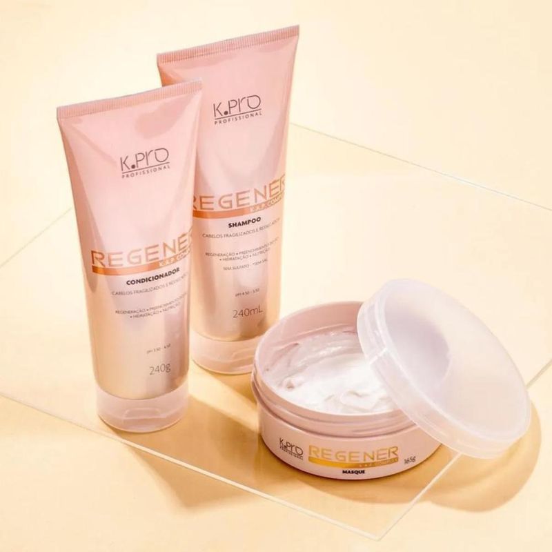 KPro Regenér - Kit 3 Máscaras Capilares - 165g