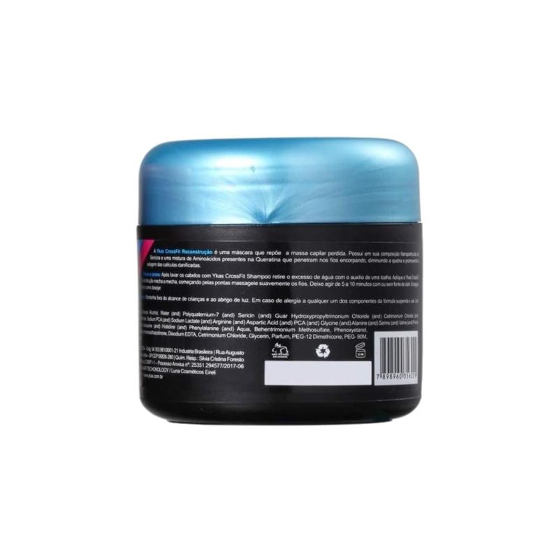 Ykas Crossfit Cronograma Capilar - Reconstrução - 100g