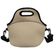 Lancheiras Bolsas Térmicas Marmita Fitness em Neoprene - Modelos Lisos Bege