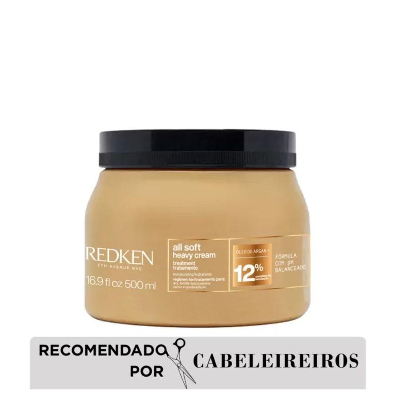 Redken All Soft Heavy Cream - Máscara de Hidratação - 500ml