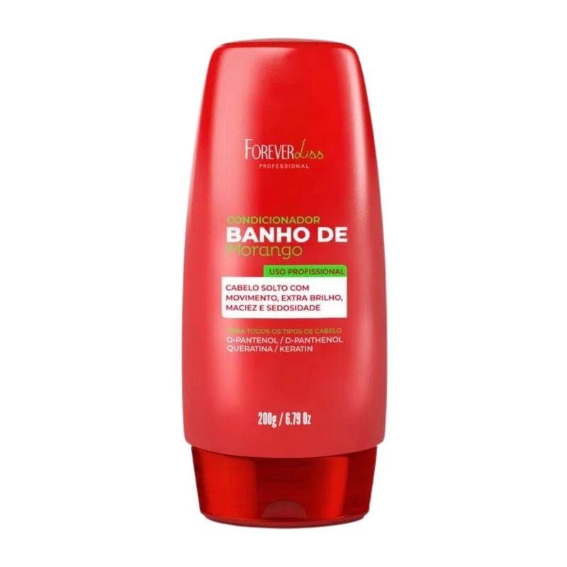 Forever Liss Banho de Morango - Condicionador - 200g