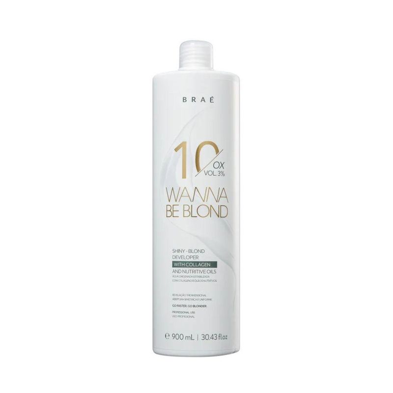 Braé Wanna Be Blond - Água Oxigenada 10 Vol - 900ml