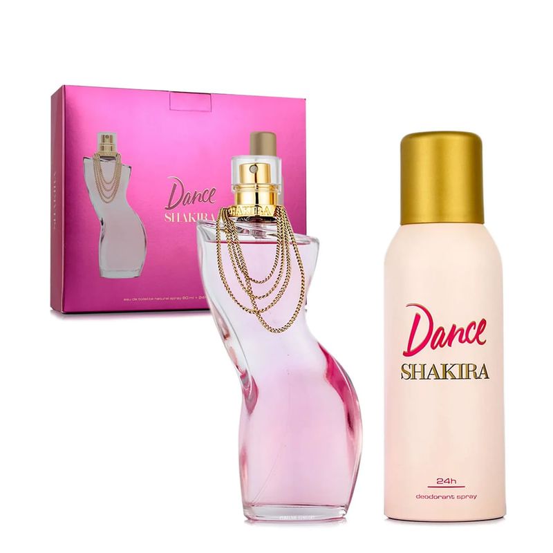 Kit Shakira Dance Feminino – EdT 80ml + Desodorante 150ml