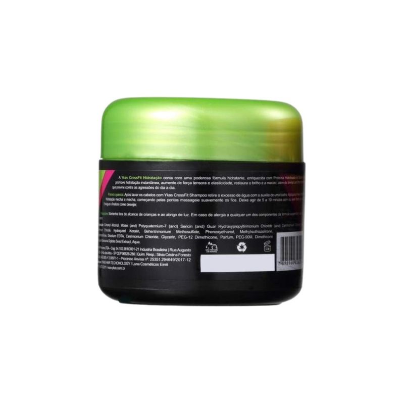 Ykas Crossfit Cronograma Capilar - Hidratação - 100g
