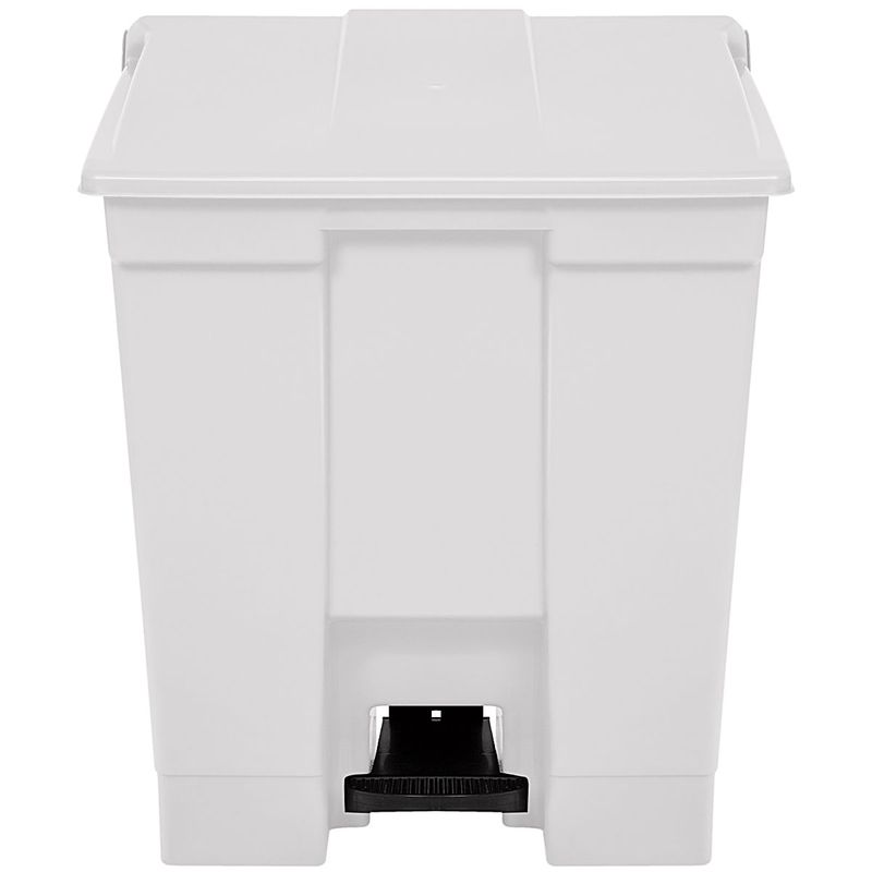 Lixeira com Pedal Bralimpia - Branca - 30 Litros