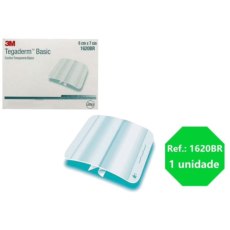 Fixador de Cateter Tegaderm 1620BR - 06x07cm - Unidade