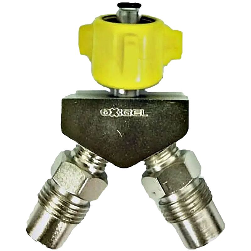 Tomada Dupla para Ar Comprimido - Oxigel - Unidade