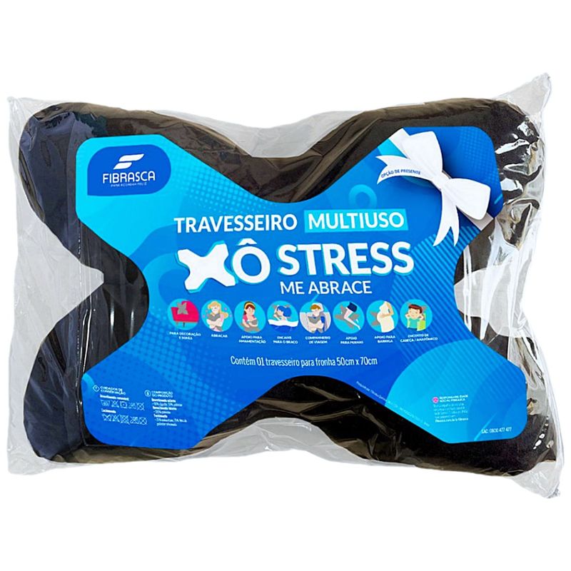 Travesseiro Multiuso Xô Stress - Fibrasca