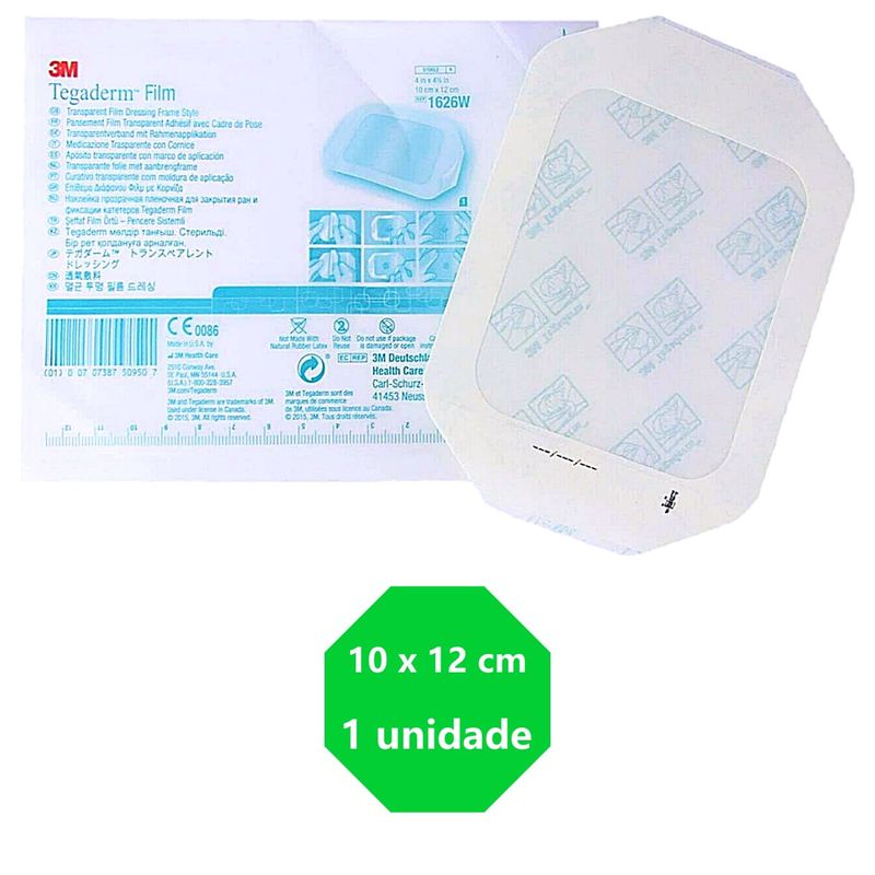 Fixador de Cateter Tegaderm 1626W - 10x12cm - Unidade