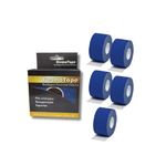 Kit 5 Bandagens Funcionais Elásticas Derma Tape Bioland - Azul