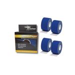 Kit 4 Bandagens Funcionais Elásticas Derma Tape Bioland - Azul