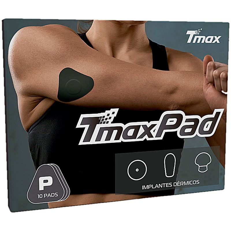 TMAX Pad Preta - Bandagem para Implantes Dérmicos - 10 Unidades