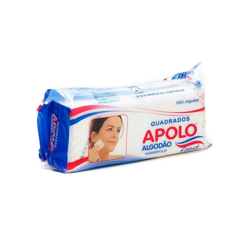 Algodão Apolo Quadrado Facial - 50g