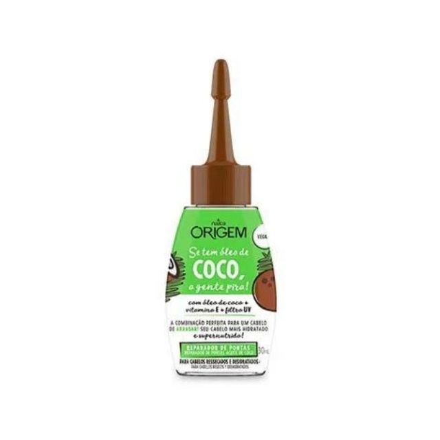 Reparador de Pontas Origem - 30ml Óleo de Coco