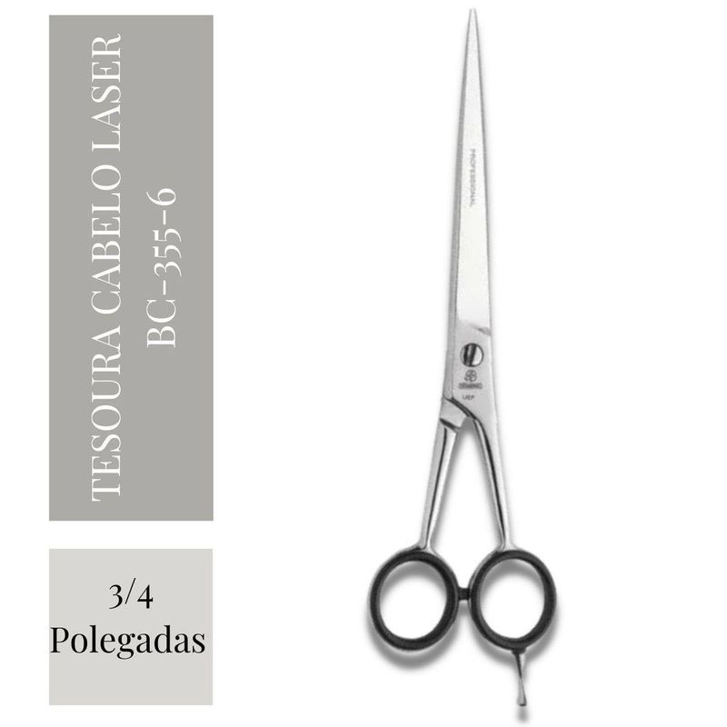 Tesoura Mundial Cabelo - Bronze BC-355-6