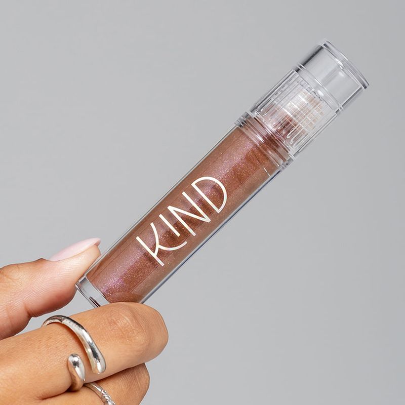 Gloss Labial Kind Beauty Marrom Perfeito - 4,5g