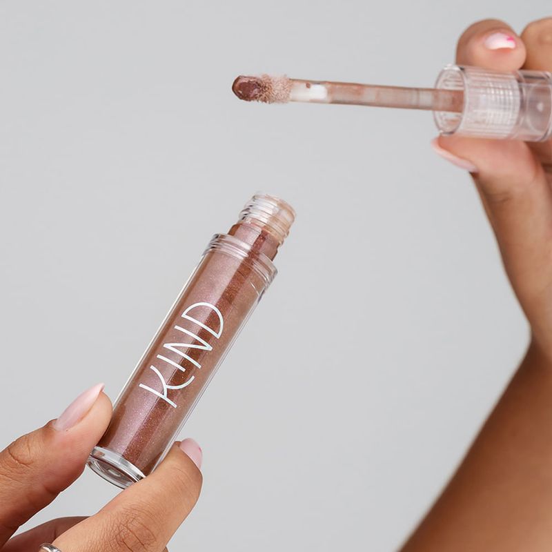 Gloss Labial Kind Beauty Marrom Perfeito - 4,5g