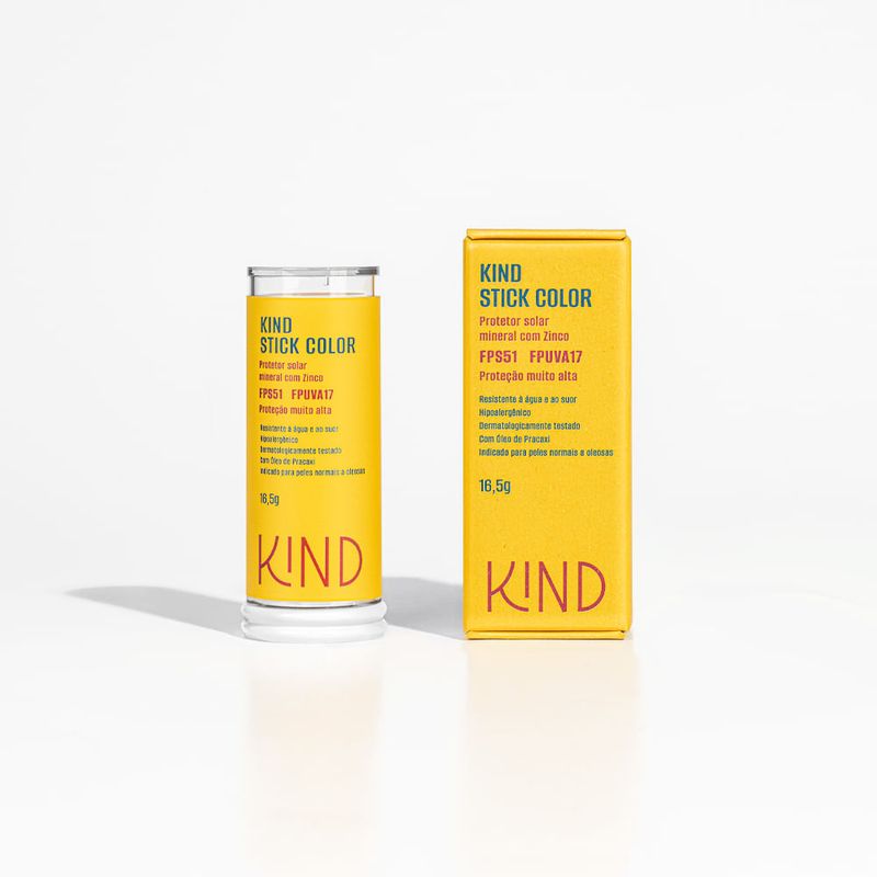 Protetor Solar Facial - Kind Beauty Stick Color K80 FPS51 FPUVA17 - 16,5g