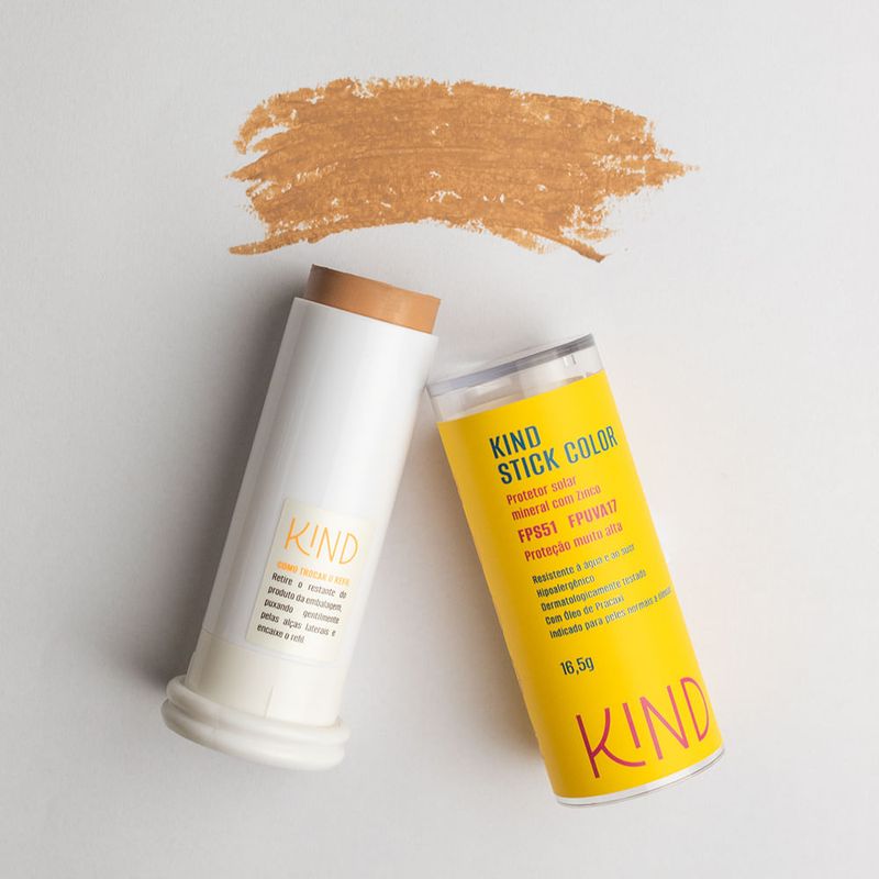 Protetor Solar Facial - Kind Beauty Stick Color K80 FPS51 FPUVA17 - 16,5g