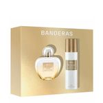 Kit Antonio Banderas Her Golden Secret Edt 80ml + Desodorante Spray 150ml - Perfume Feminino