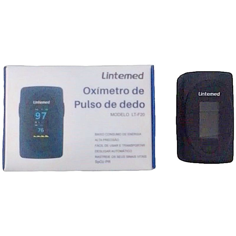 Oxímetro de Pulso Portátil de Dedo - LT-F20 Lintemed