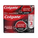 7509546679600---Creme-Dental-Colgate-Luminous-White-Carvao-Ativado-3-unid-70g-Promo-Preco-Especial---1