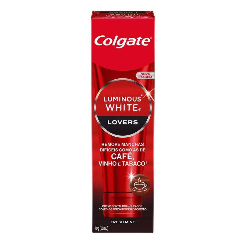 7509546670942 - Creme Dental Colgate Luminous White Manchas de Cafe 70g - 11