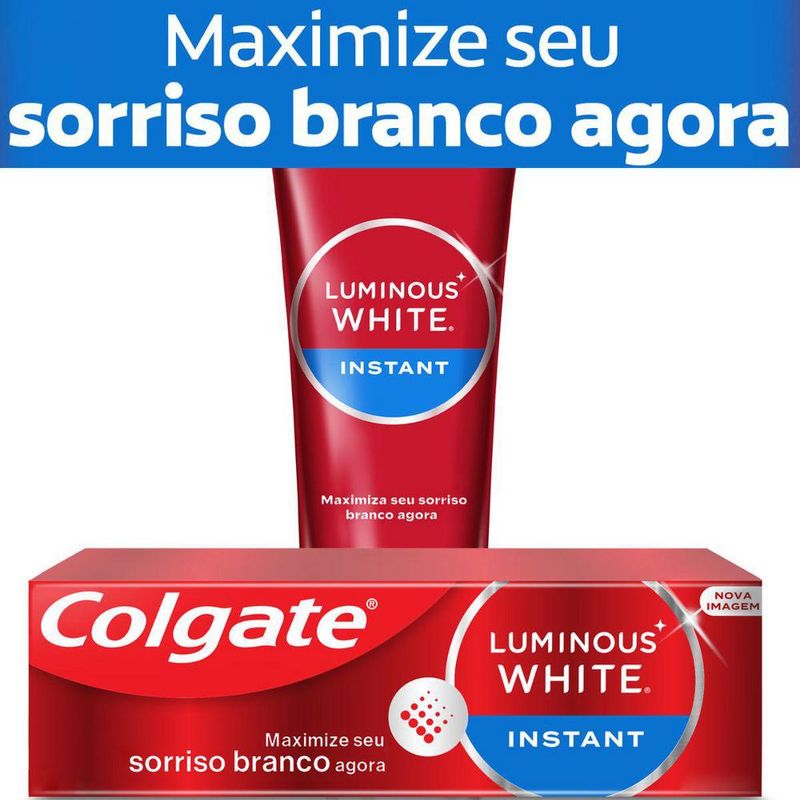 7509546069609 - Creme Dental Colgate Luminous White Instant 70g - 9