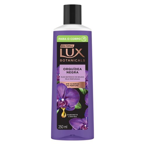 Sabonete Lux Botanicals Orquídea Negra Líquido 250ml