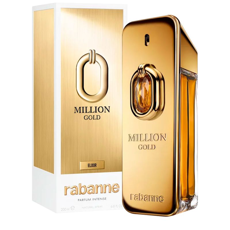 Million Gold Elixir - Rabanne - Parfum Intense Masculino - 200ml