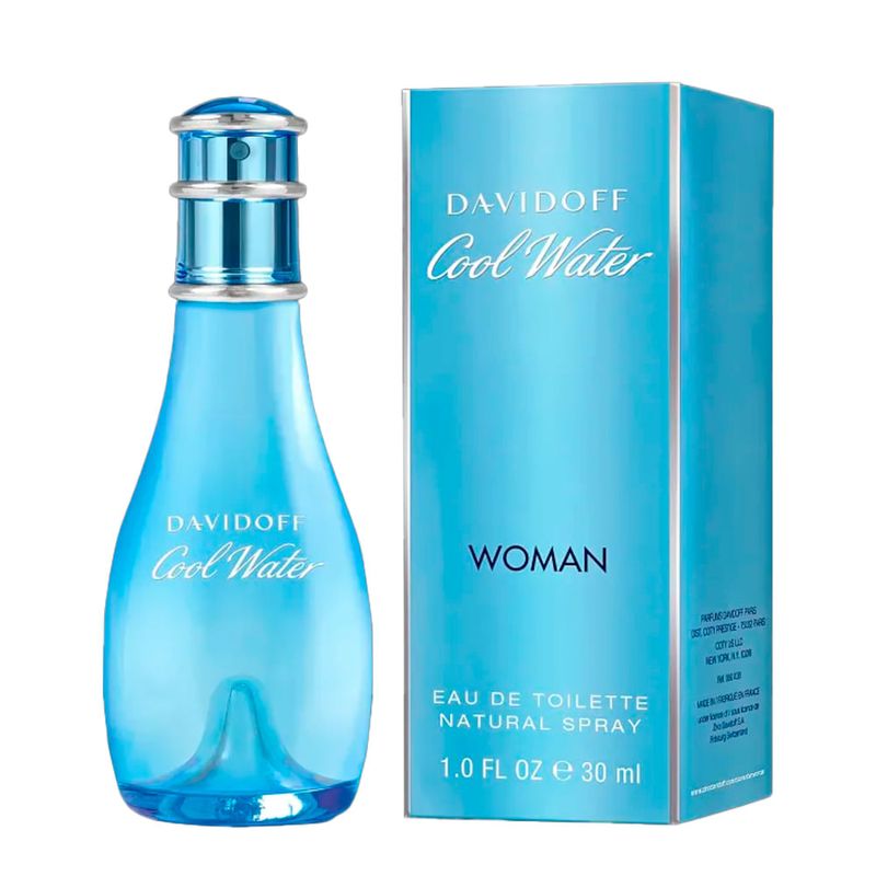 Cool Water Woman - Davidoff - Eau de Toilette Feminino - 30ml