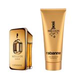 Kit Rabanne Million Gold Masculino - Eau de Parfum 50ml + Shower Gel 100ml