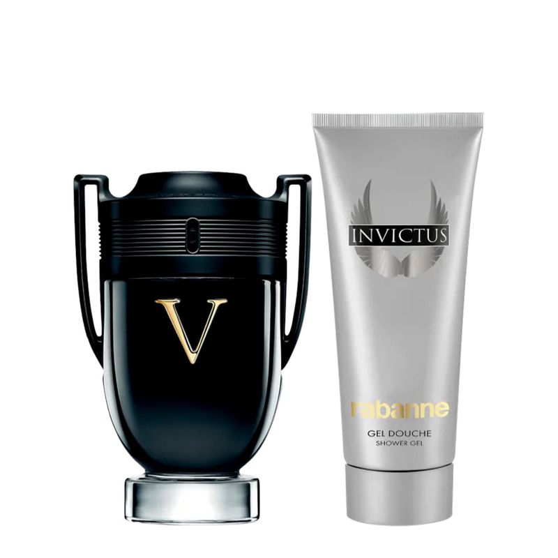 Kit Rabanne Invictus Victory Masculino - EDP 100ml + Shower Gel 100ml