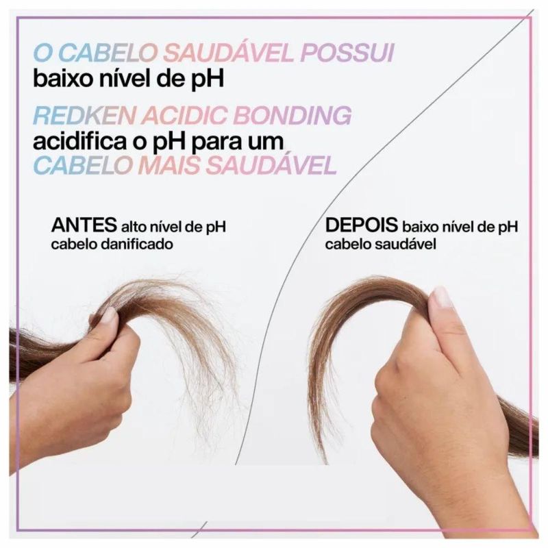 Kit Redken Acidic Bonding Concentrate Duo Pequeno + pH Sealer 250ml + Leave-in 150ml
