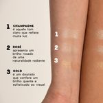 Kit Blush Cremoso Coral + Iluminador Facial Dourado 4you (2 Produtos)