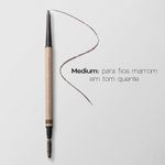 Kit Trio de Sombras Hazel - Lápis Sobrancelhas Retrátil Médio Nádia Tambasco Océane (2 Produtos)