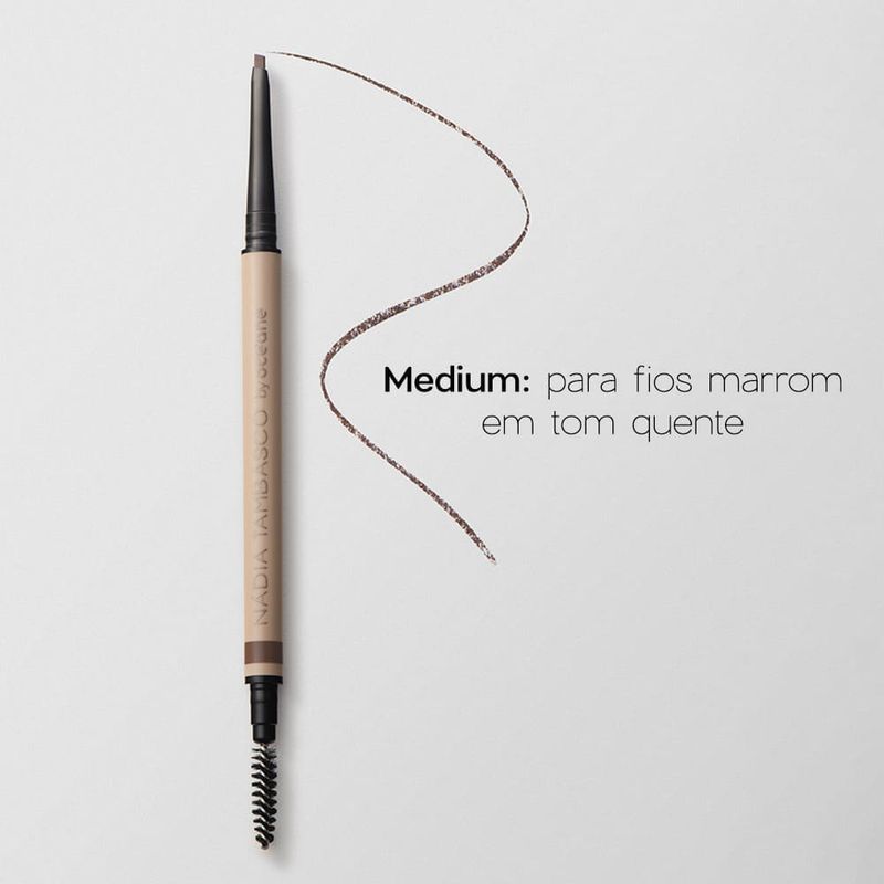 Kit Trio de Sombras Hazel - Lápis Sobrancelhas Retrátil Médio Nádia Tambasco Océane (2 Produtos)