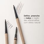 Kit Trio de Sombras Hazel - Lápis Sobrancelhas Retrátil Médio Nádia Tambasco Océane (2 Produtos)