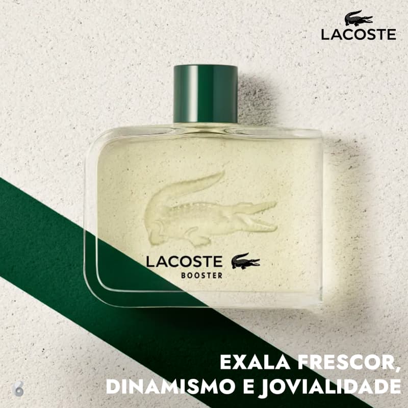 Lacoste Booster Eau de Toilette - Perfume Masculino - 125ml