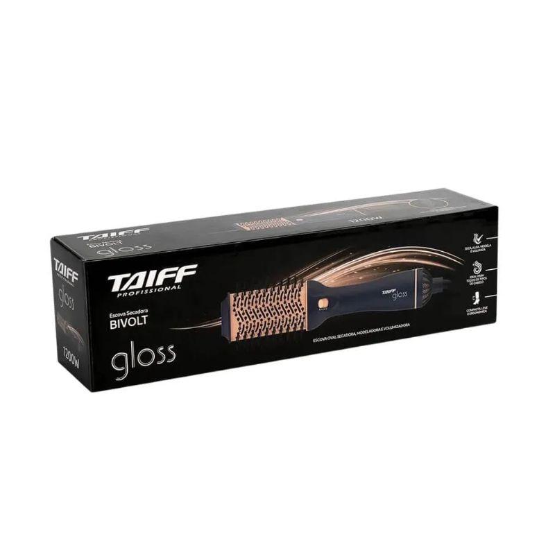 Taiff Gloss Blue Escova Secadora Bivolt