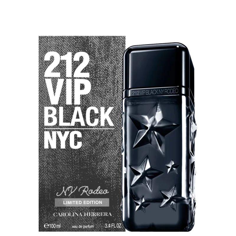 Carolina Herrera 212 VIP Black NY Rodeo - Eau de Parfum Edição Limitada - Perfume Masculino - 100ml