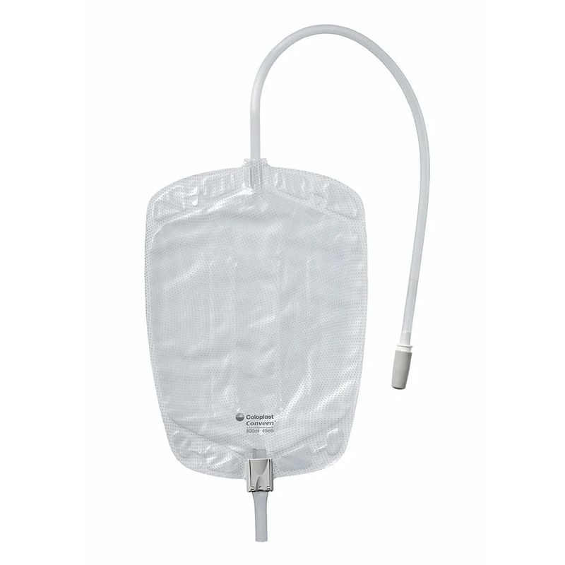 Bolsa de Perna Contorno com Tubo - 600ml - 10 Unidades