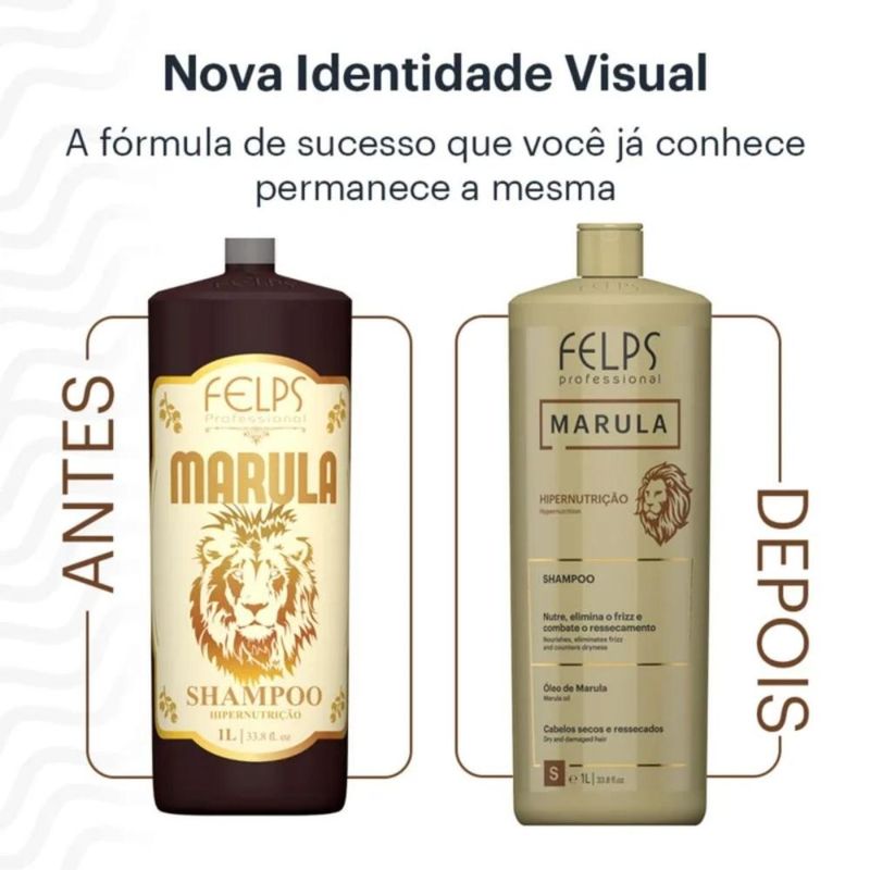 Felps Professional - Marula Hipernutrição Shampoo - 1L