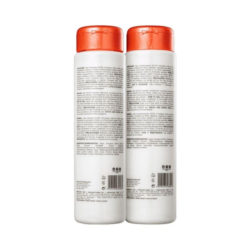 Ykas - Nutri Complex Shampoo + Condicionador - 300ml