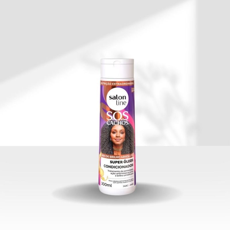 SalonLine - SOS Cachos Super Óleos Kit 3 Condicionador - 300ml