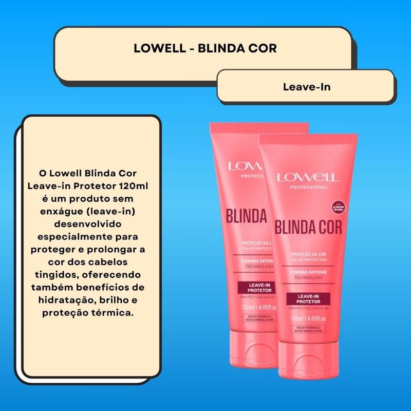 Lowell Blinda Cor Kit 2 Leave-in Protetor - 120ml