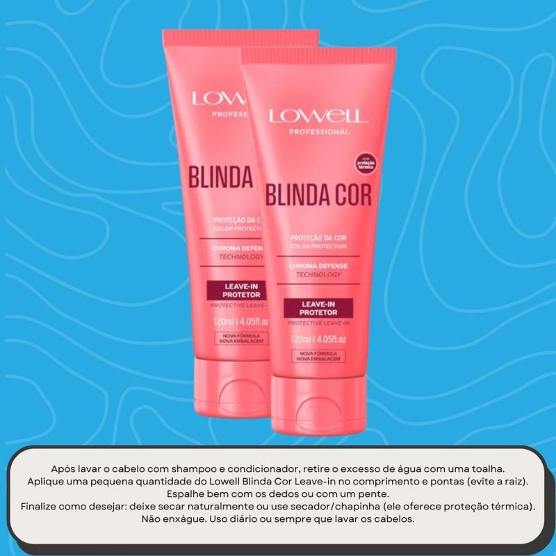 Lowell Blinda Cor Kit 2 Leave-in Protetor - 120ml