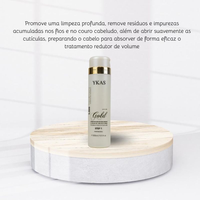 Ykas Profissional Liss Treatment Gold Step 1 - 300ml