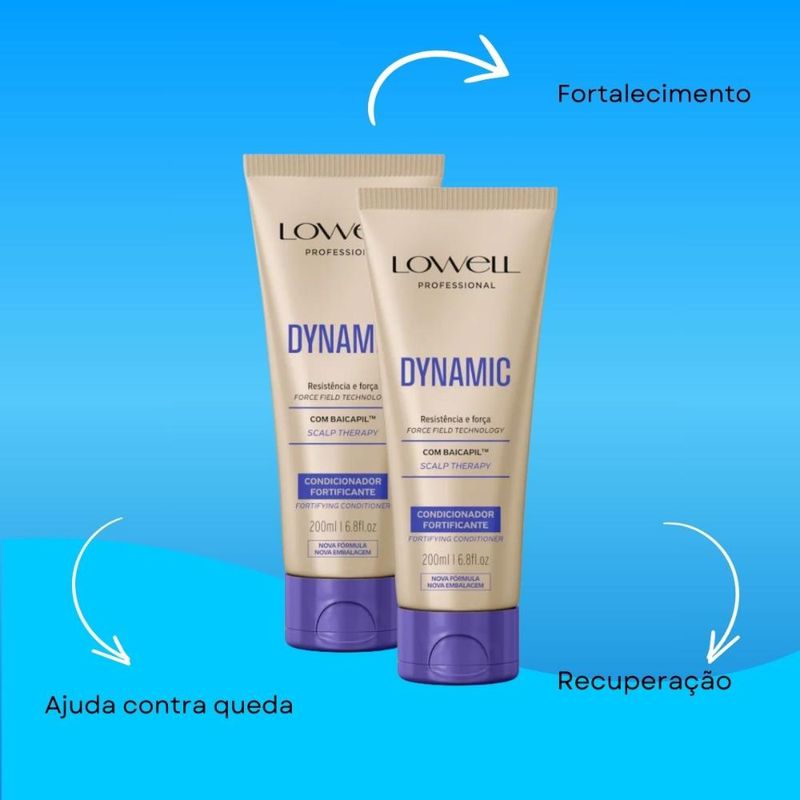 Lowell Dynamic Kit 2 Condicionadores Fortificante - 200ml